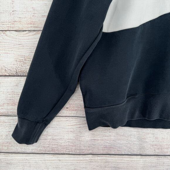 Nike Sportswear Swoosh Tech Fleece Pullover Hoodie Mens Medium Black White - Picture 5 of 13